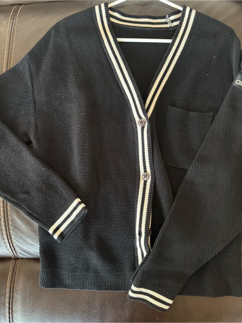 Alo Tennis Club Sweater Knit Cardigan